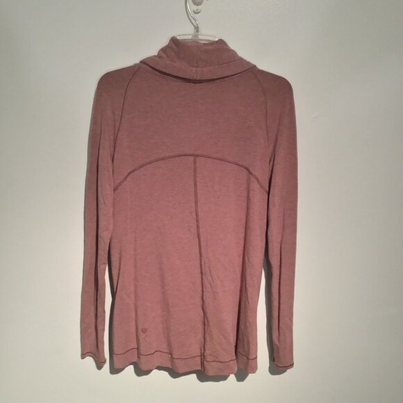 Lululemon Coast Easy Wrap Heathered Misty Merlot Size 4 - Picture 9 of 16